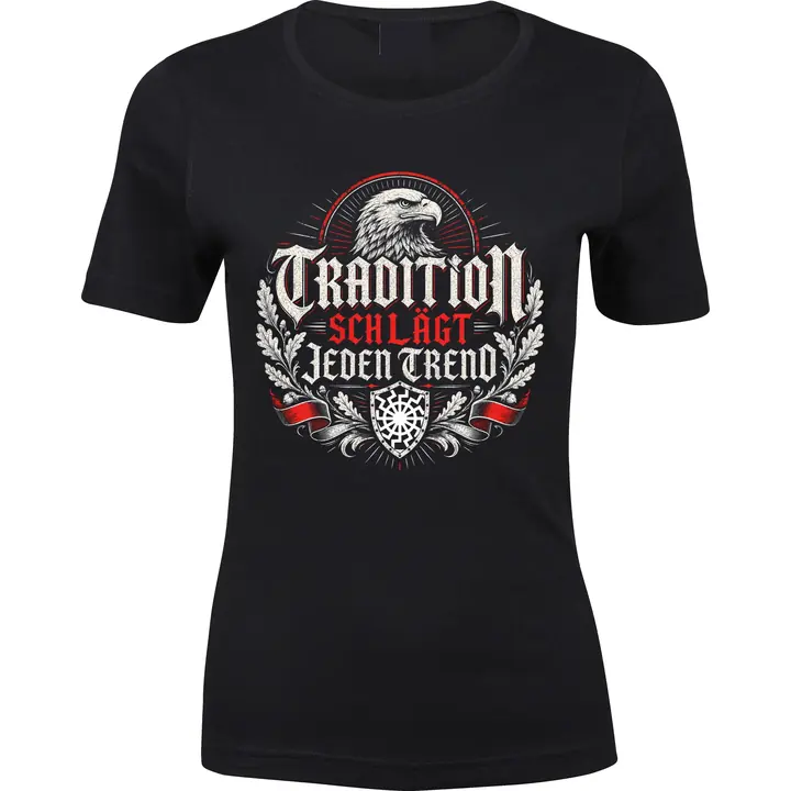 Damen Premium T-Shirt - Tradition schlägt jeden Trend, Adler