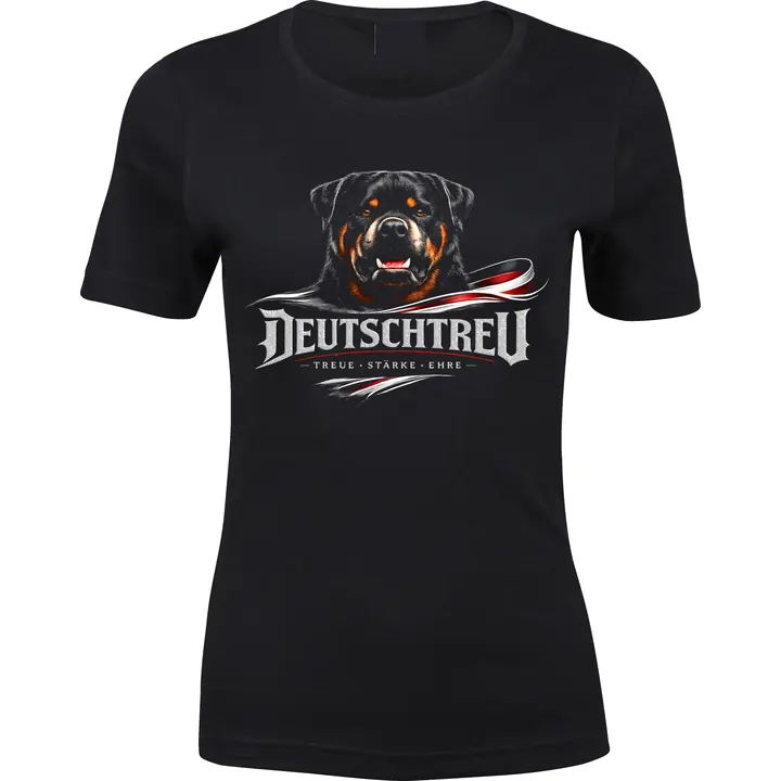 Damen Premium T-Shirt - Deutschtreu, Treue kennt kein Wanken