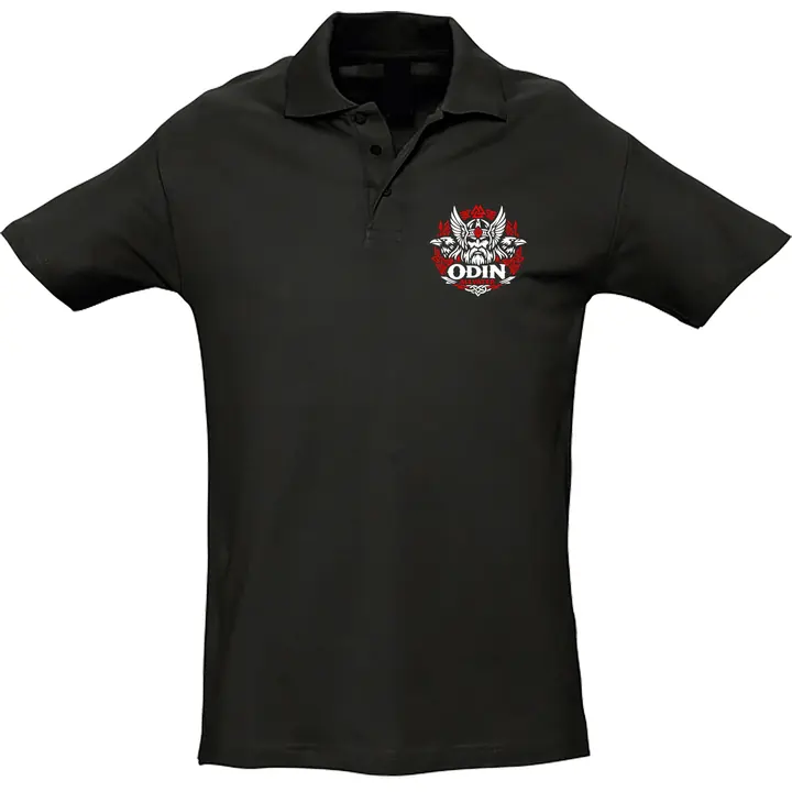Herren Standard Poloshirt - Odin, Allvater