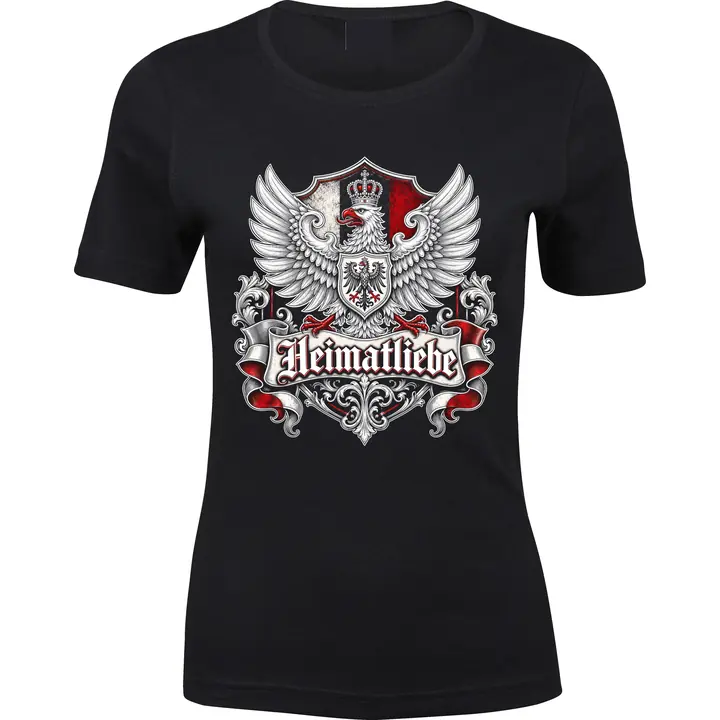 Damen Premium T-Shirt - Heimatliebe, Adler