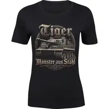 Damen Premium T-Shirt - Tiger, Monster aus Stahl Vorderseite