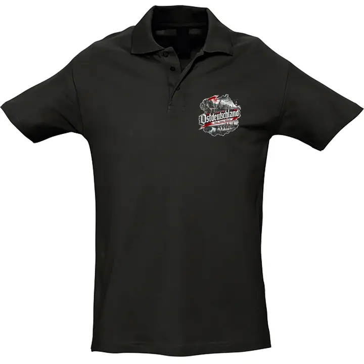 Herren Standard Poloshirt - Ostdeutschland, Heimat & Stolz