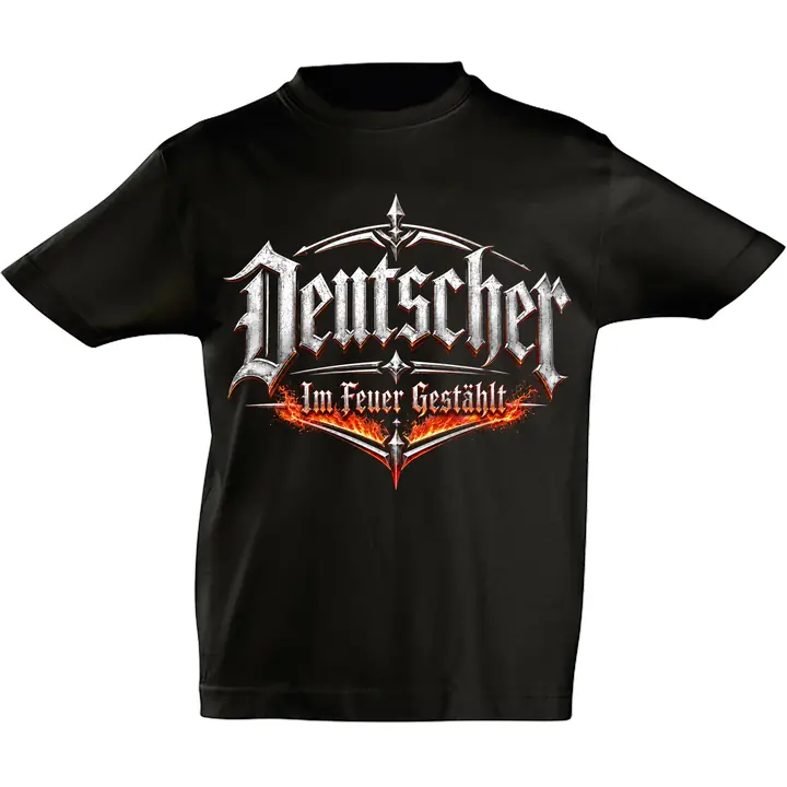 Kinder T-Shirt - Deutscher, im Feuer gestählt
