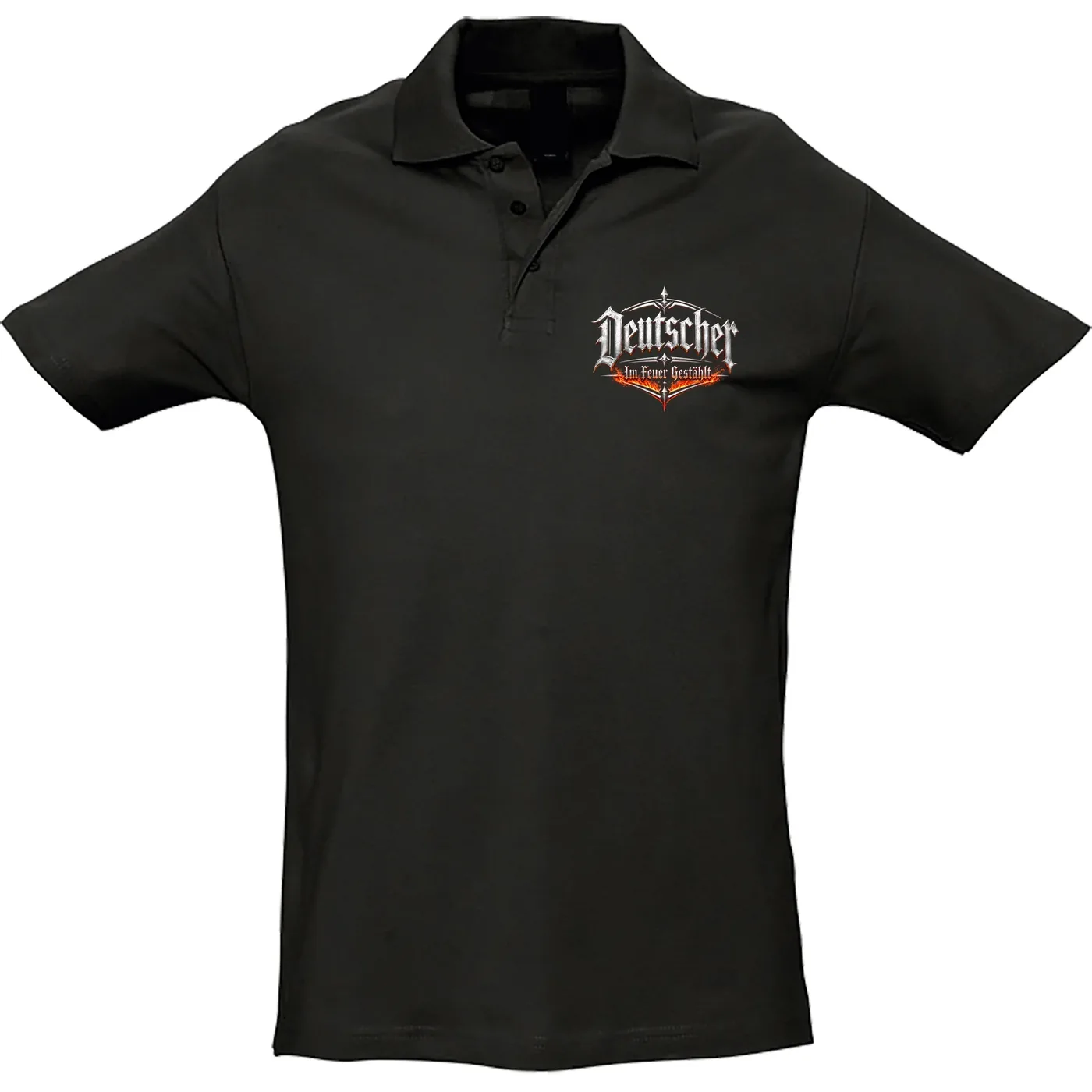 Herren Standard Poloshirt - Deutscher, im Feuer gestählt
