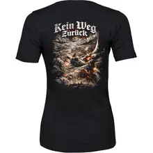 Damen Premium T-Shirt - Sonderkommando Elbe, Kein Weg zurück Rückseite