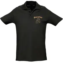 Herren Standard Poloshirt - Braun und Lecker, Soldat Vorderseite