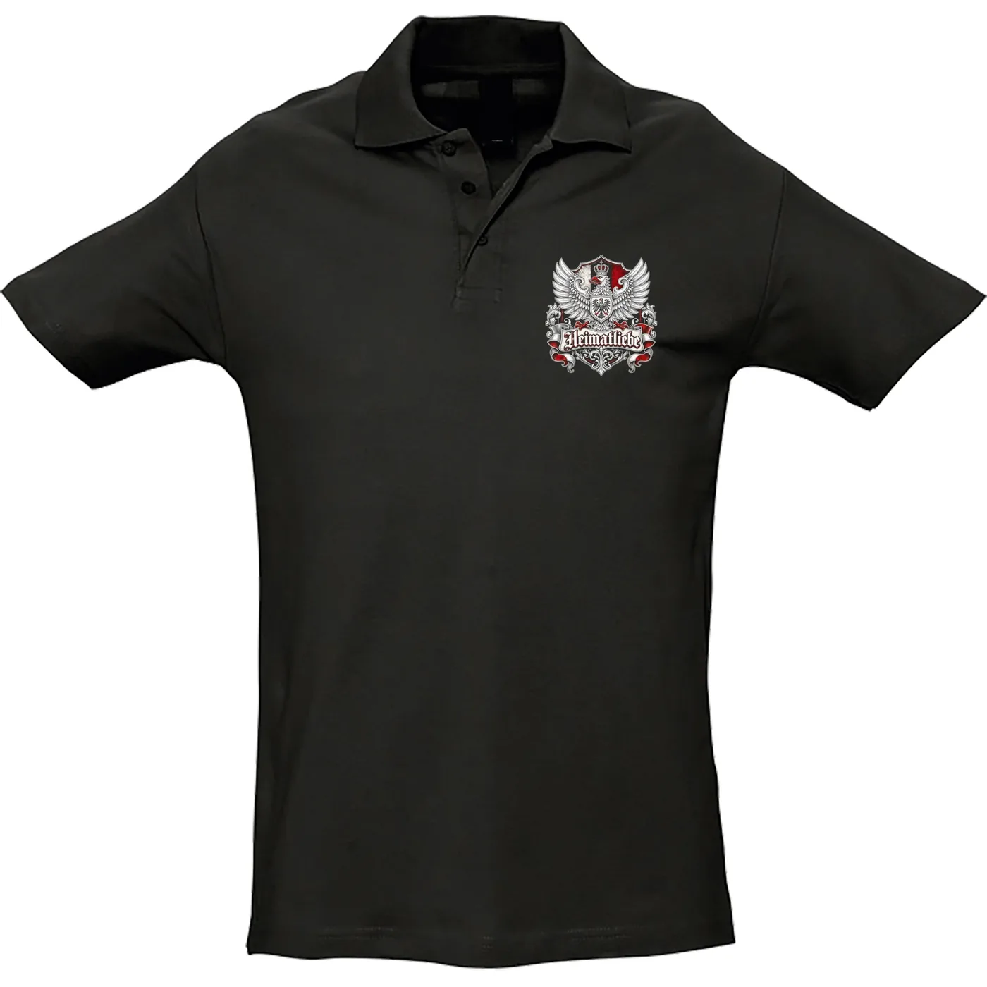 Herren Standard Poloshirt - Heimatliebe, Adler