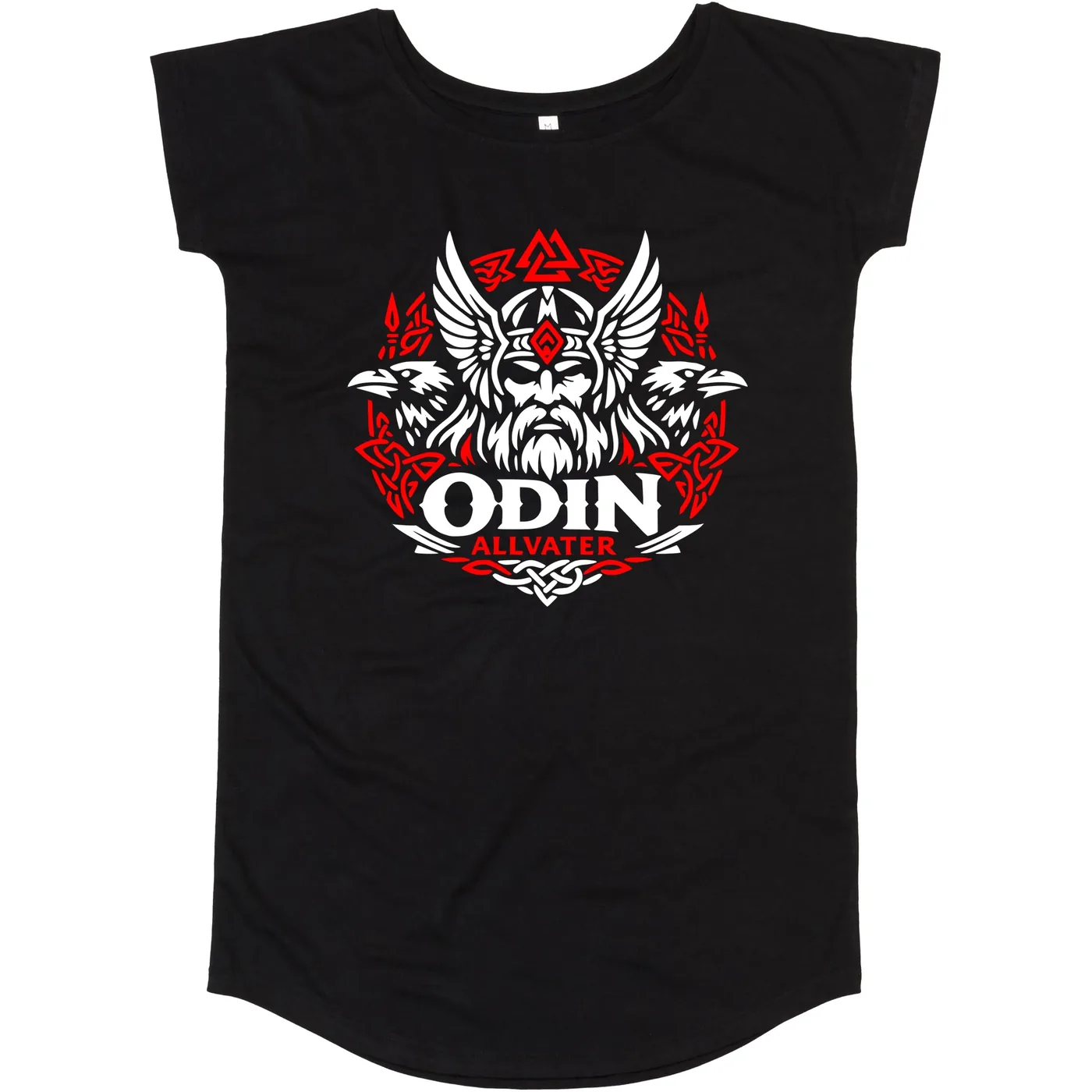 Damen T-Shirt Kleid - Odin, Allvater