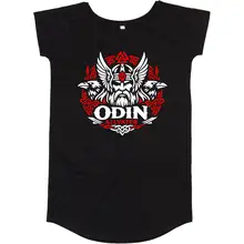 Damen T-Shirt Kleid - Odin, Allvater - gewählte Variante