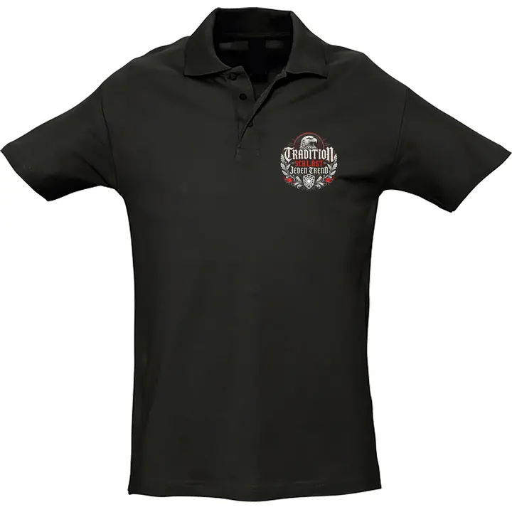 Herren Standard Poloshirt - Tradition schlägt jeden Trend, Adler