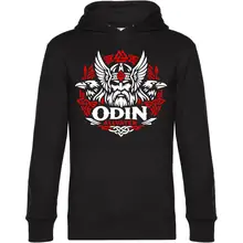 Herren Kapuzenpullover - Odin, Allvater Vorderseite