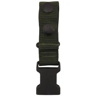 Brit. Koppeladapter, oliv, Clickverschluss, gebraucht