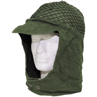 Schwed. Helmnetz, oliv, für Stahlhelm M/31, gebr.
