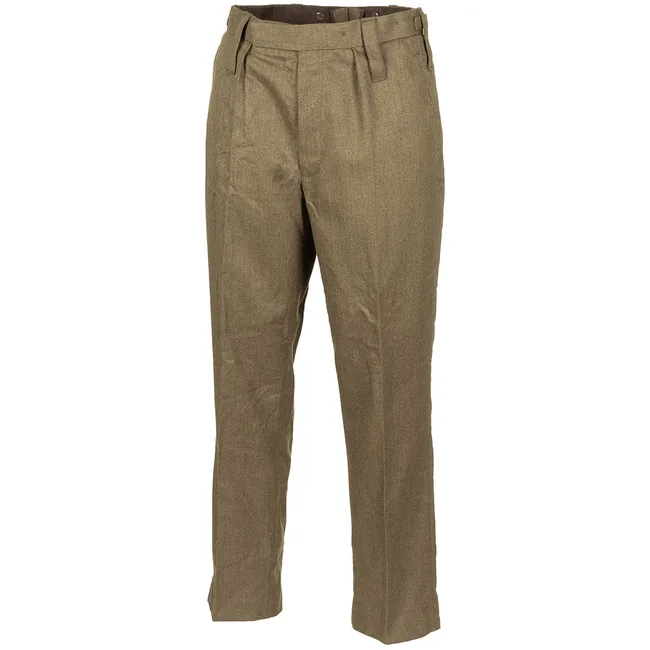 Brit. Uniformhose, braun, neuw.