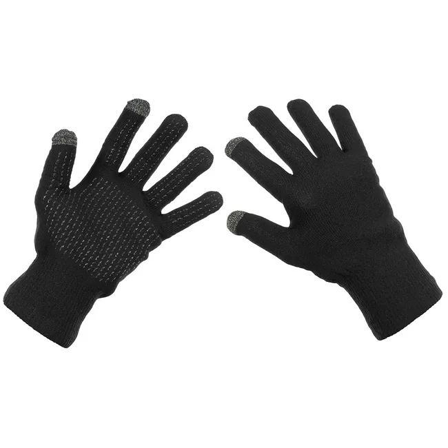 Fingerhandschuhe, wasserdicht, schwarz