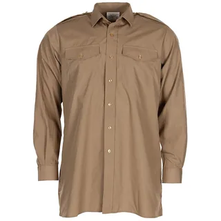 Holl. Feldhemd, khaki, langarm, gebr.