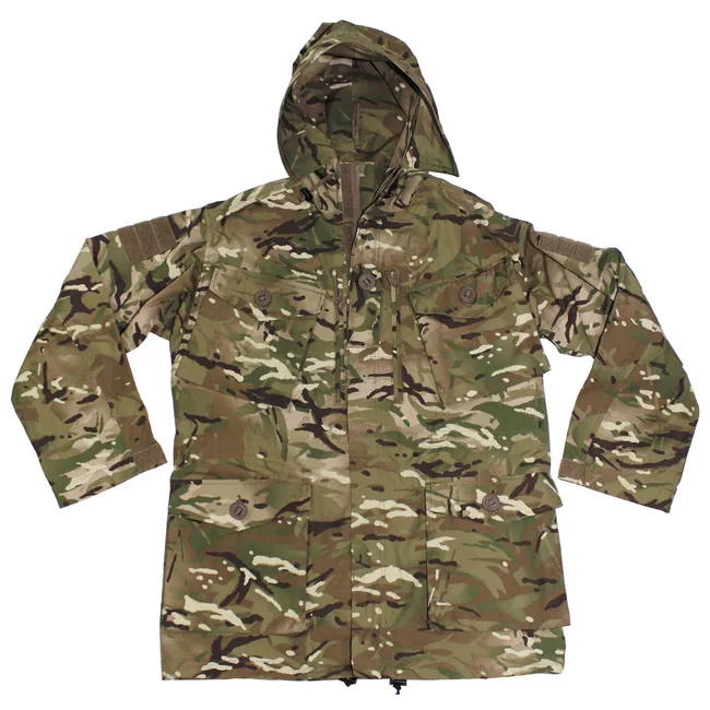 Brit. Kommandojacke "Smock", MTP tarn, winddicht, neuw.