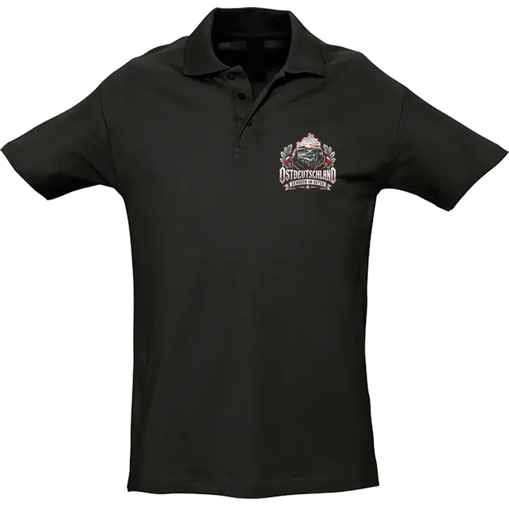 Herren Standard Poloshirt - Ostdeutschland, Geboren im Osten