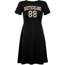 Damen kurzarm Kleid - Deutschland 88 Vorderseite