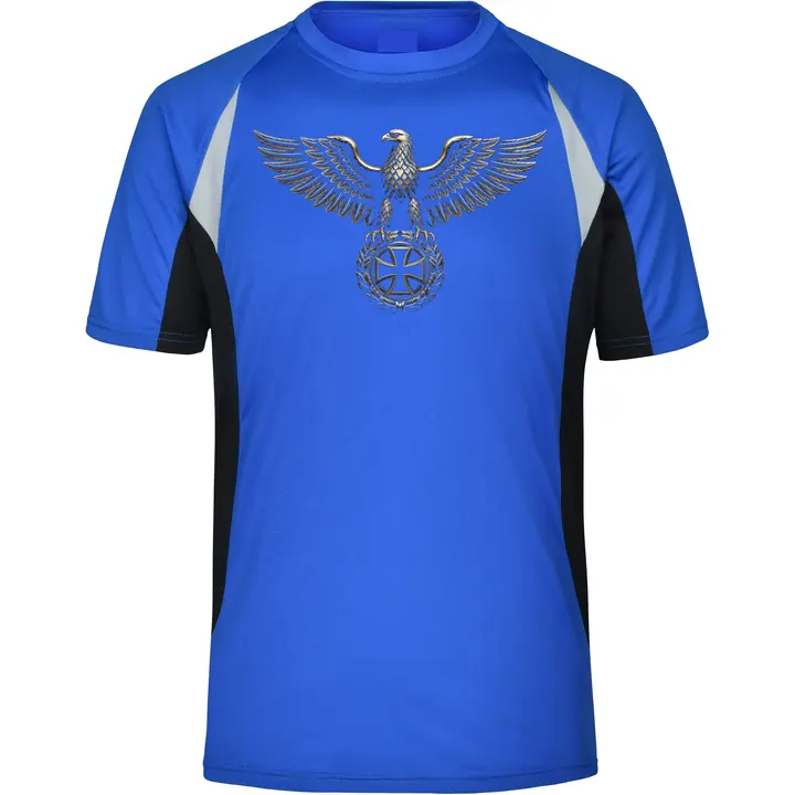 Herren Sportshirt - Adler, Eisernes Kreuz