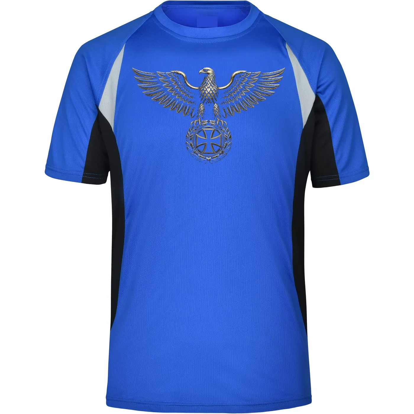 Herren Sportshirt - Adler, Eisernes Kreuz