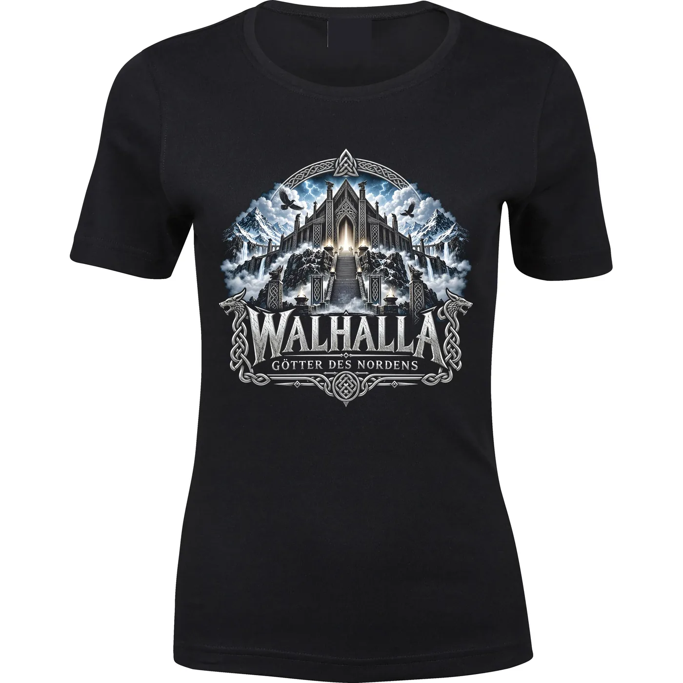 Damen Premium T-Shirt - Walhalla, Götter des Nordens