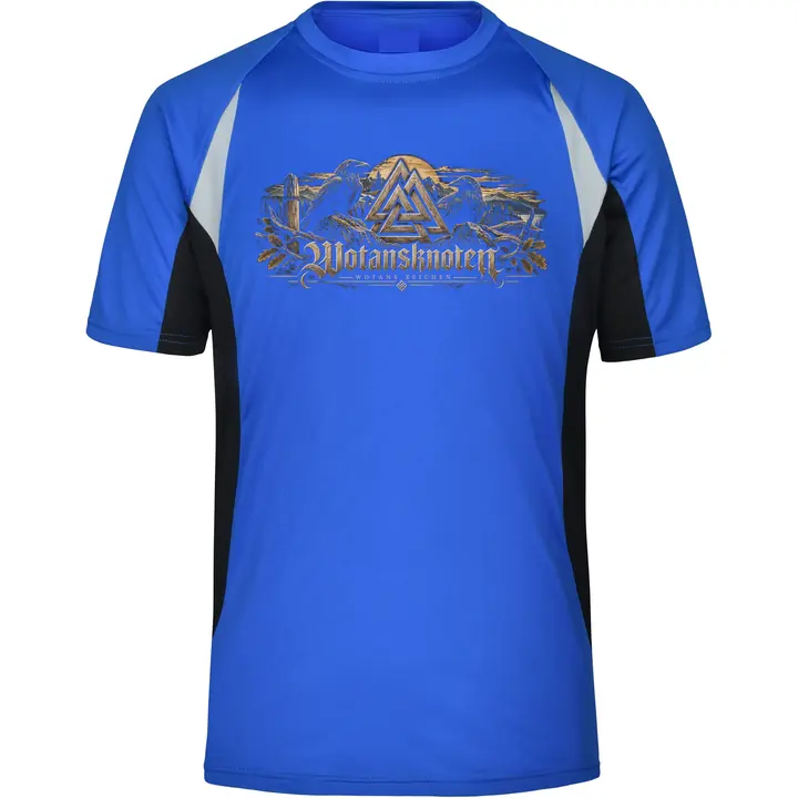 Herren Sportshirt - Wotansknoten, Wotans Zeichen