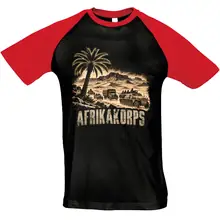 Herren T-Shirt "Bragi" - Afrikakorps, Wüste Vorderseite