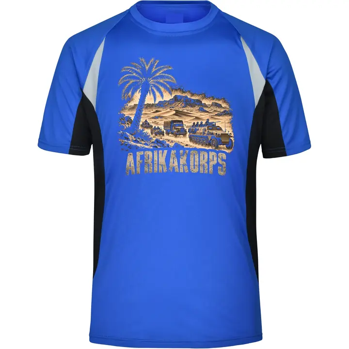 Herren Sportshirt - Afrikakorps, Wüste