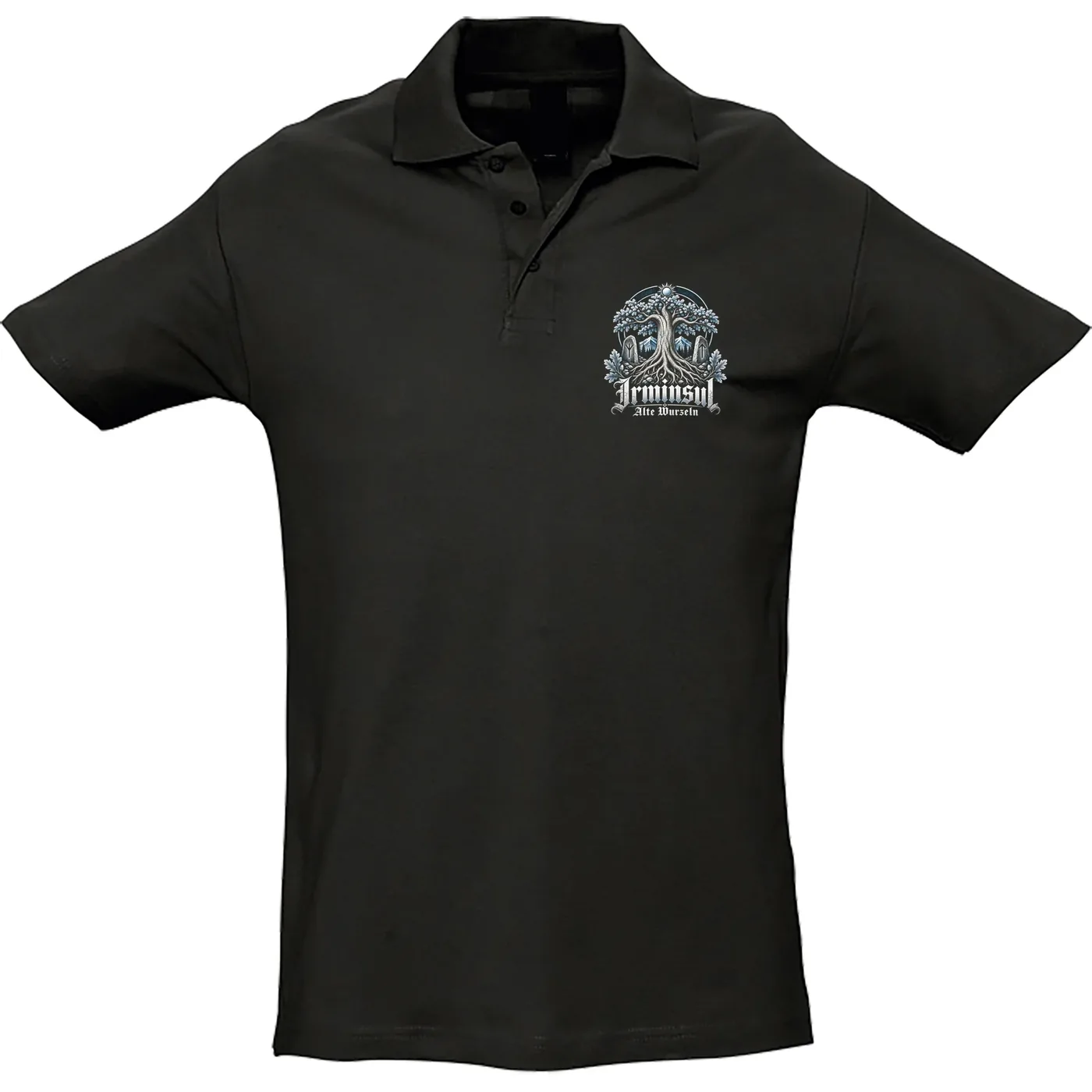 Herren Standard Poloshirt - Irminsul, Alte Wurzeln