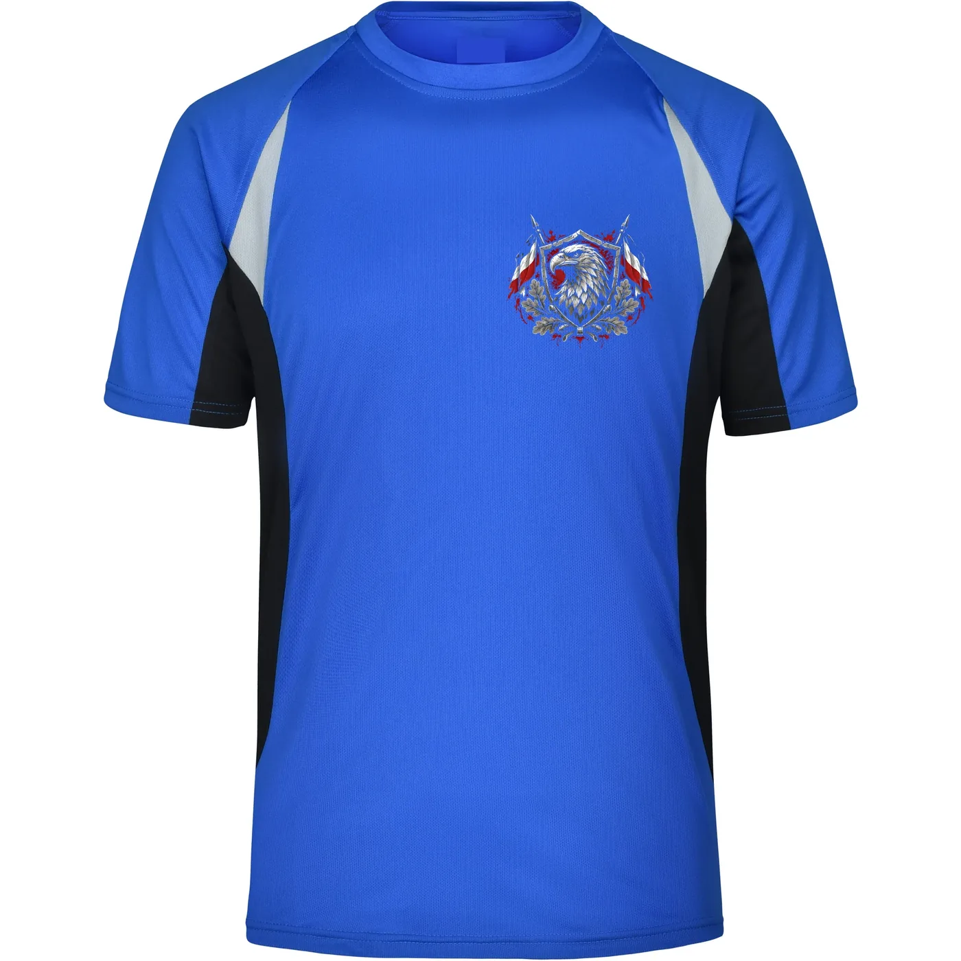 Herren Sportshirt - Für Familie Volk und Vaterland, Fahne