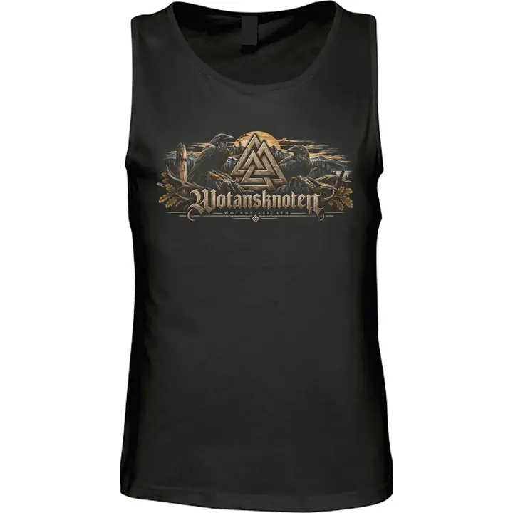 Herren Standard Tanktop - Wotansknoten, Wotans Zeichen