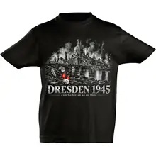 Kinder T-Shirt - Dresden 1945, Zum Gedenken an die Opfer Vorderseite