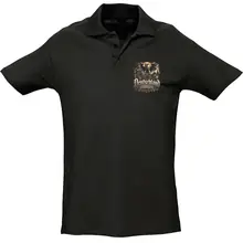 Herren Standard Poloshirt - Deutschland Adler, Treue & Tradition Vorderseite