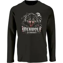 Herren Langarm Shirt - Werwolf Germany, Die Lange Nacht Vorderseite