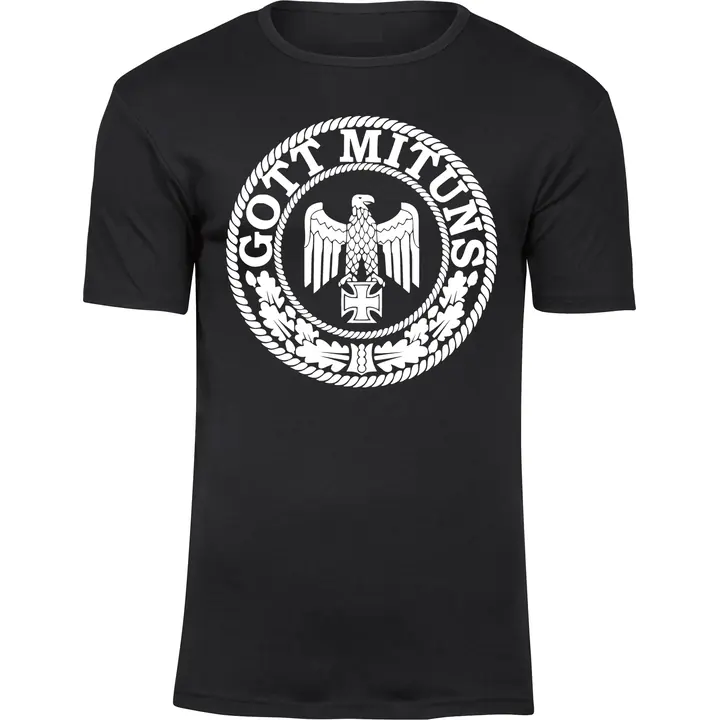 Herren Premium T-Shirt - Gott mit uns, Adler