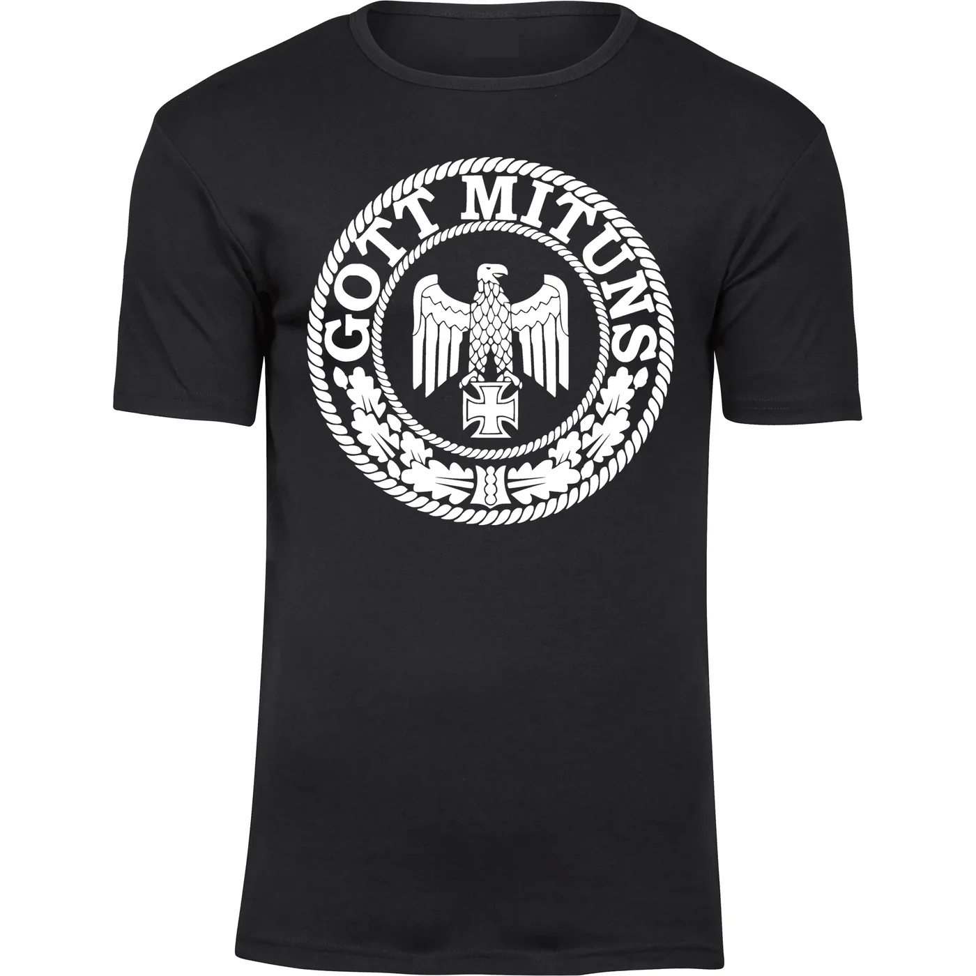 Herren Premium T-Shirt - Gott mit uns, Adler