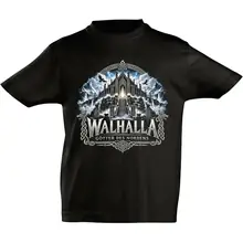 Kinder T-Shirt - Walhalla, Götter des Nordens - gewählte Variante