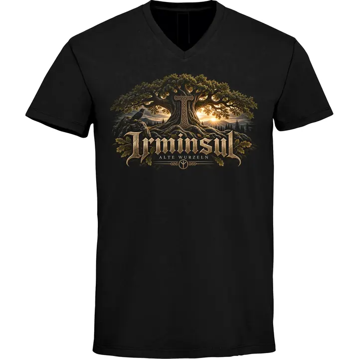 Herren V-Ausschnitt T-Shirt - Irminsul