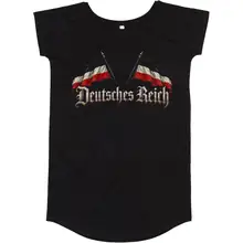 Damen T-Shirt Kleid - Deutsches Reich Vorderseite