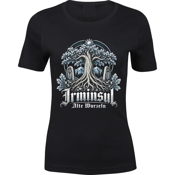 Damen Premium T-Shirt - Irminsul, Alte Wurzeln