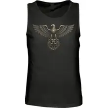 Herren Standard Tanktop - Adler, Eisernes Kreuz Vorderseite