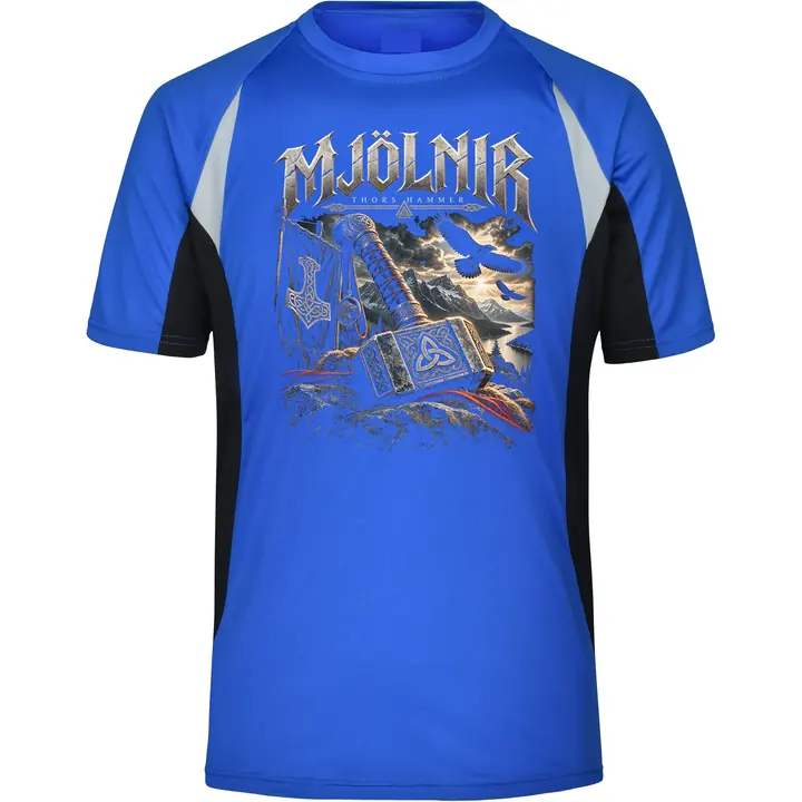 Herren Sportshirt - Mjölnir, Thors Hammer