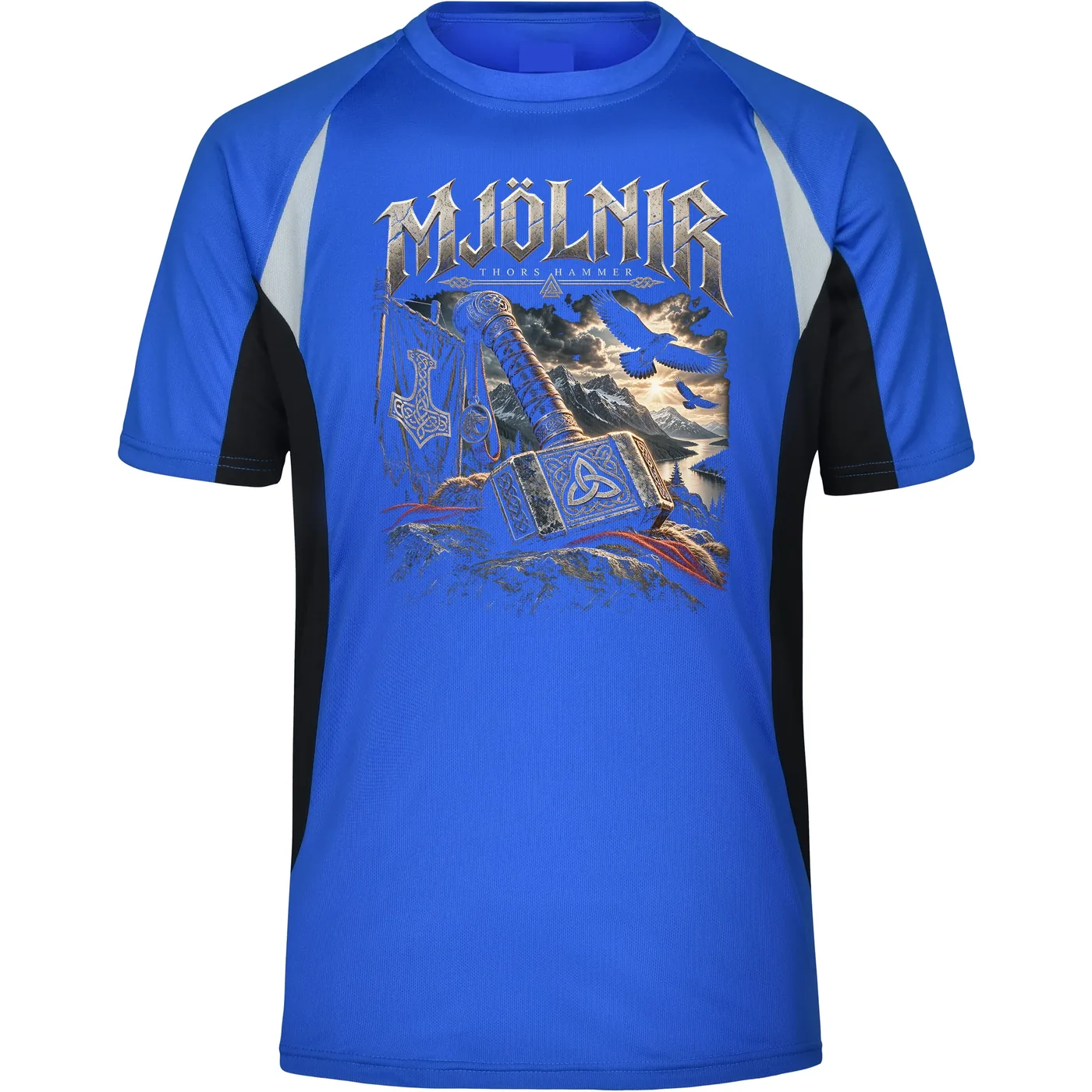 Herren Sportshirt - Mjölnir, Thors Hammer
