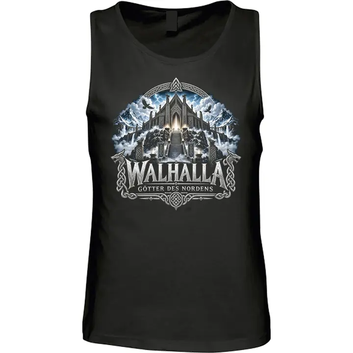 Herren Standard Tanktop - Walhalla, Götter des Nordens