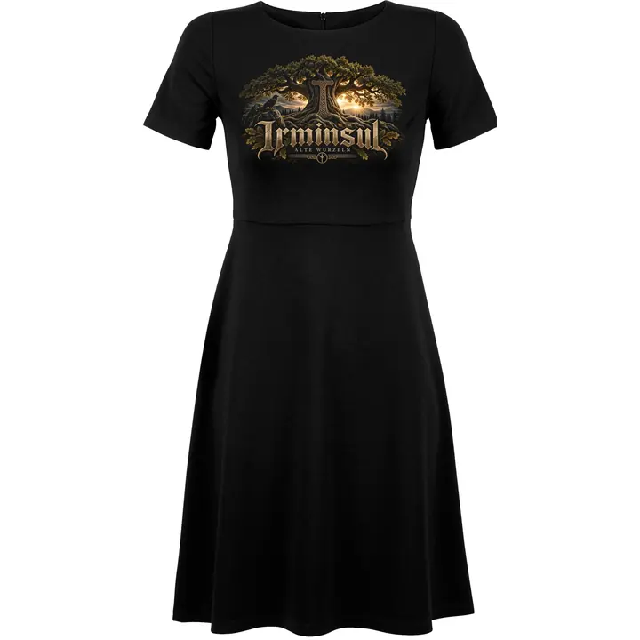 Damen kurzarm Kleid - Irminsul