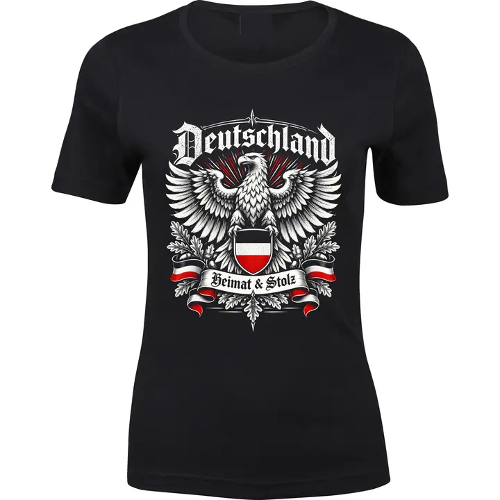 Damen Premium T-Shirt - Deutschland Adler, Heimat & Stolz