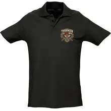 Herren Standard Poloshirt - Thüringen Wappen, Ehre Stolz Treue Vorderseite