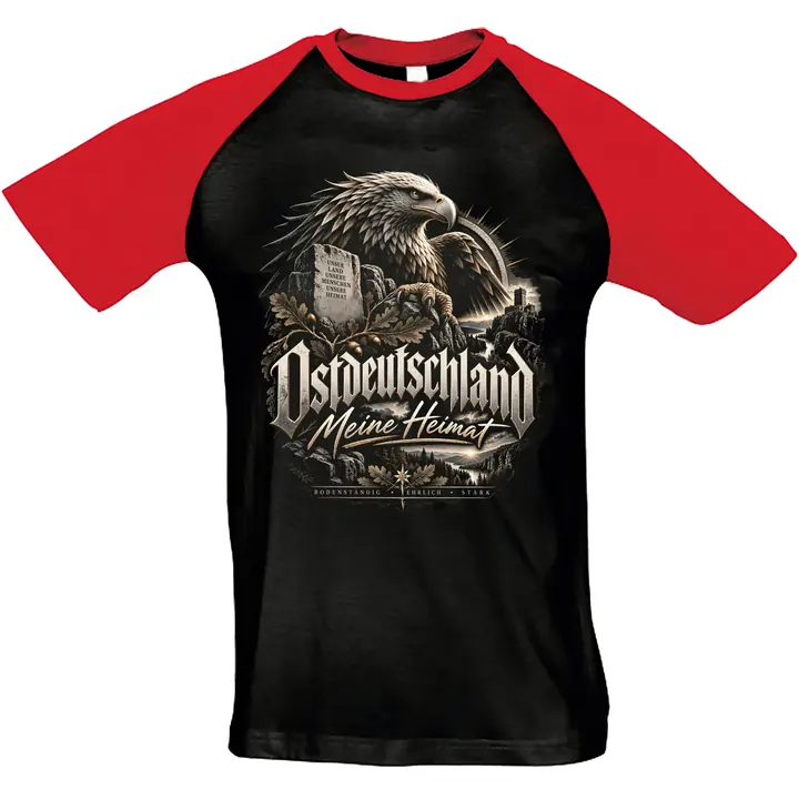 Herren T-Shirt "Bragi" - Ostdeutschland Adler, Meine Heimat