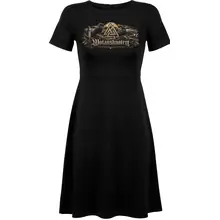 Damen kurzarm Kleid - Wotansknoten, Wotans Zeichen - gewählte Variante
